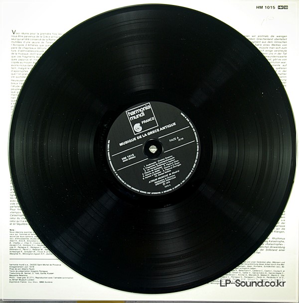 HARMONIA MUNDI HM 1015 