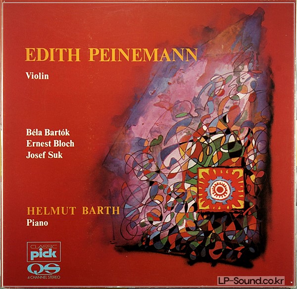 PEINEMANN - BARTOK, SUK, BLOCH VIOLIN RECITAL SWISS ONLY