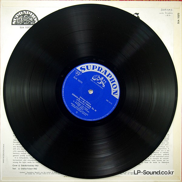 BRAHMS CELLO SONATAS NOS. 1 & 2 ANDRE NAVARRA & ALFRED HOLECEK