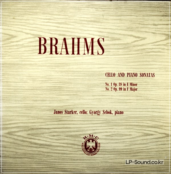 BRAHMS CELLO SONATA  JANOS STARKER RMG  CM 43