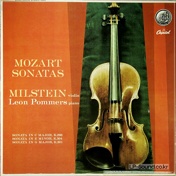 MOZART VIOLIN SONATA MILSTEIN,POMMERS CAPITOL P 8452