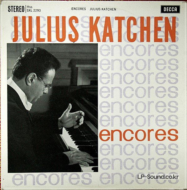JULIUS KATCHEN – ENCORES  SXL 2293 ED2