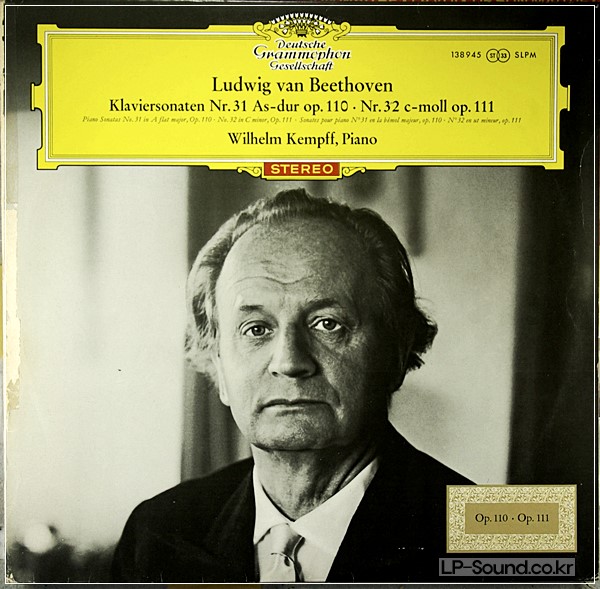 BEETHOVEN PIANO SONATAS 31 32  KEMPFF  RED STEREO SLPM 138 945