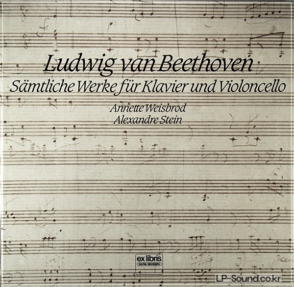 ALEXANDRE STEIN,  BEETHOVENCELLO ,SONATA, SWISS,  3xLP BOX