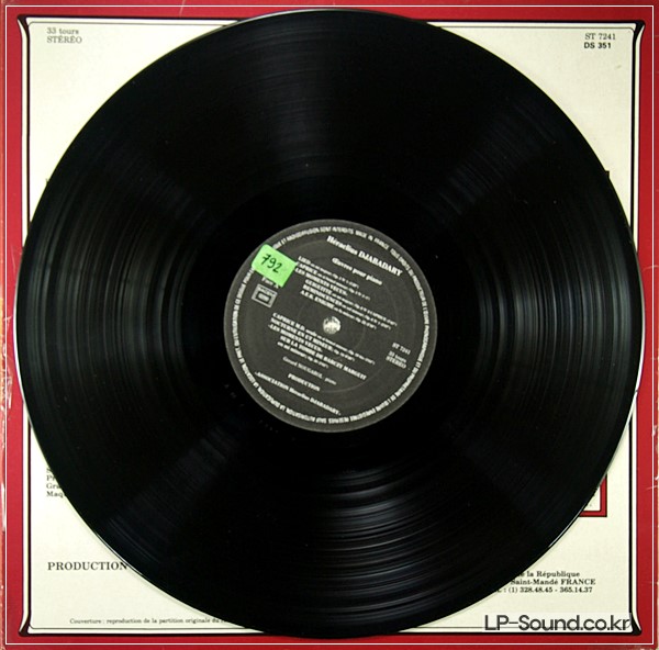 GERARD NOUGAROL & PIERRE STRAUCH PLAY HERACLIUS DJABADARY PIANO CELLO WORKS 7241