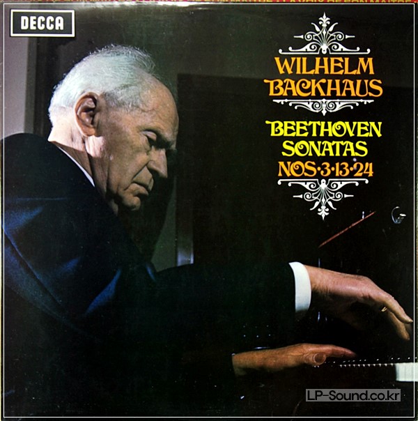 BEETHOVEN SONATAS WILHELM BACKHAUS NO.3.13.24   SXL 6416