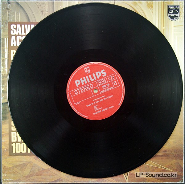 J.S.BACH THE SONATAS AND PARTITAS FOR SOLO VIOLIN ACCARDO-PHILIPS 3 LP BOX