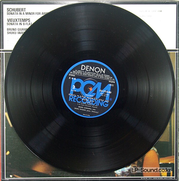 BRUNO GIURANNA (VIOLIN) ARTISTRY OF / DENON OX-7154-ND JAPAN AUDIOPHILE