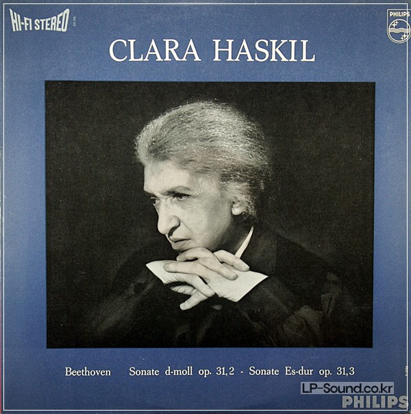 BEETHOVEN SONATA SCLARA HASKIL PHILIPS  835 098 AY STREO