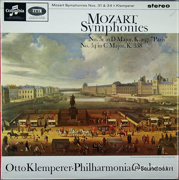 MOZART SYMPHONIES 31 & 34 KLEMPERER  SAX 2546