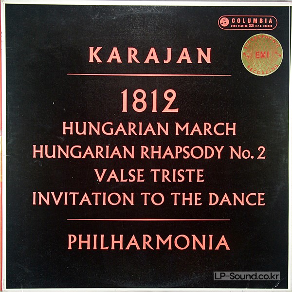 TCHAIKOVSKY - OVERTURE 1812, OP. 49 / HERBERT VON KARAJAN SAX 2302