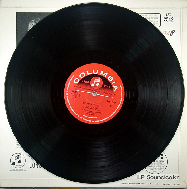 BEETHOVEN. OVERTURE ORIG    OTTO KLEMPERER  SAX 2542