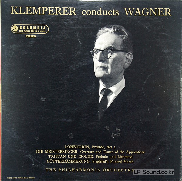 WAGNER  KLEMPERER  PHILHARMONIA ORCHESTRA SAX 2348