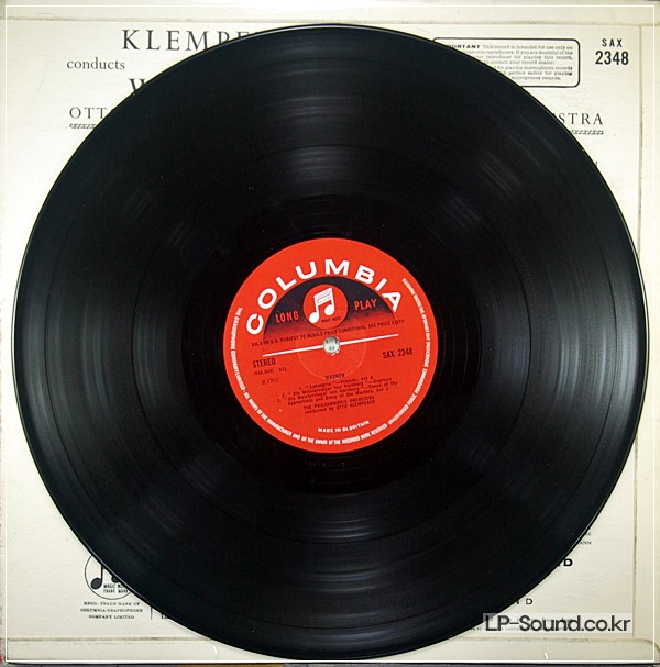 WAGNER  KLEMPERER  PHILHARMONIA ORCHESTRA SAX 2348