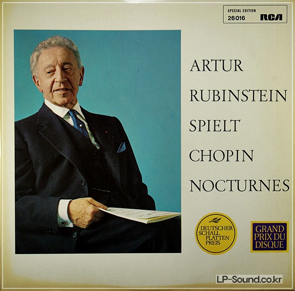 CHOPIN - NOCTURNES  / ARTUR RUBINSTEIN, PIANO  2LP