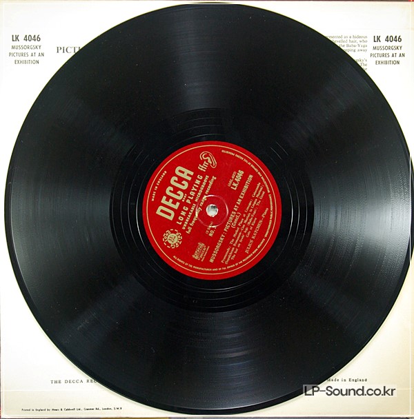 KATCHEN PICTURES AT AN EXHIBITION 1. PRESSING DECCA LK 4046 MONO
