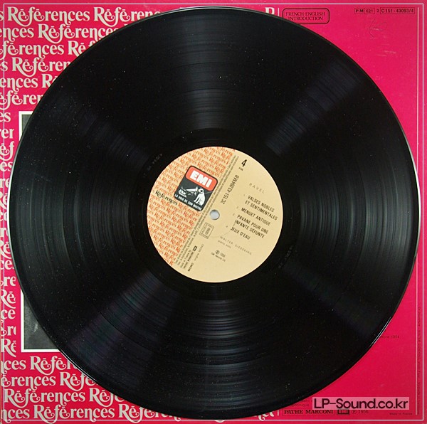 RAVEL L'OEUVRE DE PIANO  GIESEKING  EMI REFERENCES  2LP