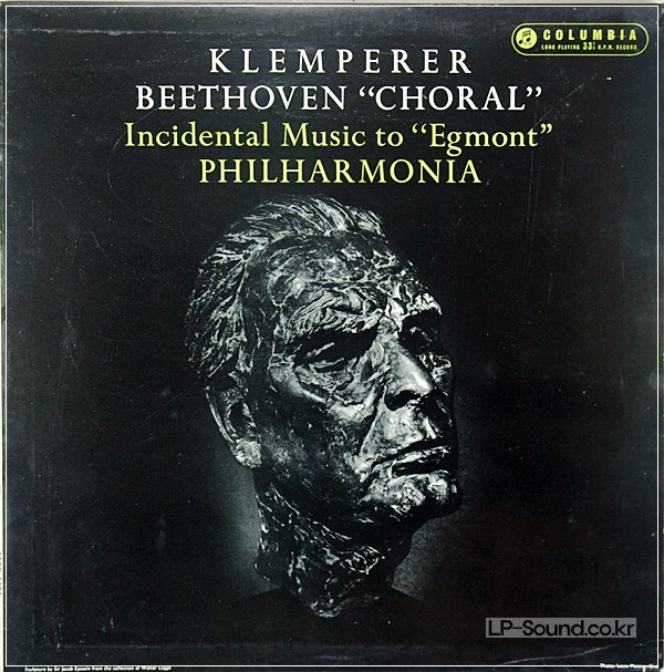 BEETHOVEN SYMPHONY 9, COLUMBIA KLEMPERER  33CX 1574/5 2LP