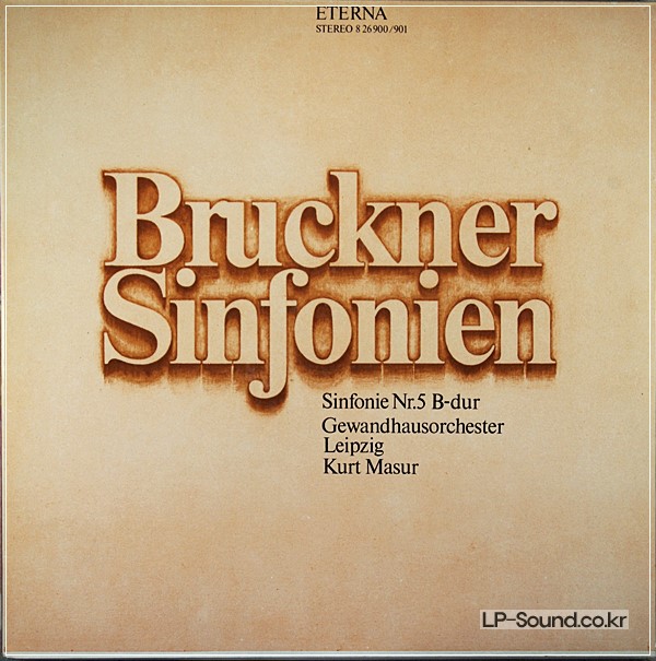 BRUCKNER: SINFONIE NR.5 - MIT KURT MASUR (2 LP