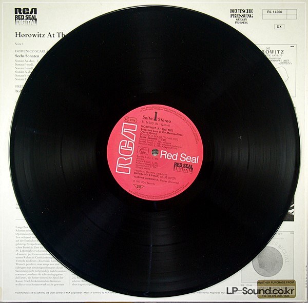 HOROWITZ AT THE MET LIVE SCARLATTI, CHOPIN, RACHMANINOFF, LISZT 1981