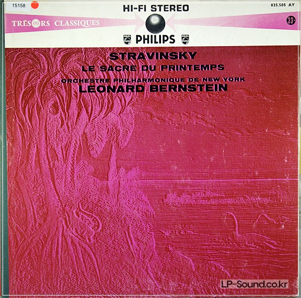LEONARD BERNSTEIN LP STRAVINSKY LE SACRE DU PRINTEMPS PHILPS HIFI