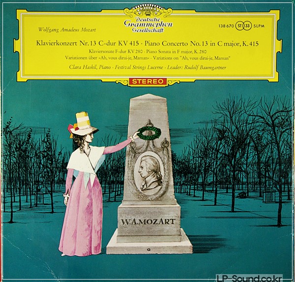 MOZART PIANO CONCERTO CLARA HASKIL DGG SLPM RED 138 670