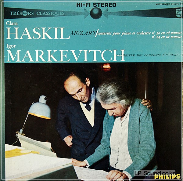 CLARA HASKIL MOZART K.466/K.491 * PHILIPS HI-FI STEREO * 835 075 AY