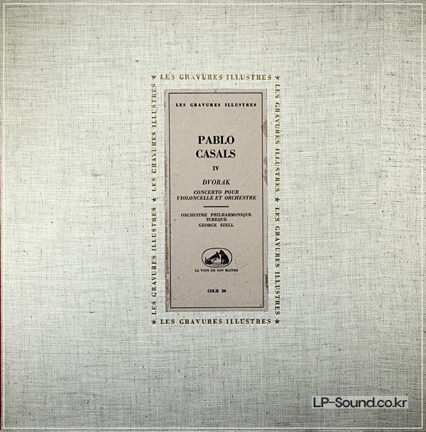 DVORAK CELLO CONCERTO    PABLO CASALS  SZELL COLH 30