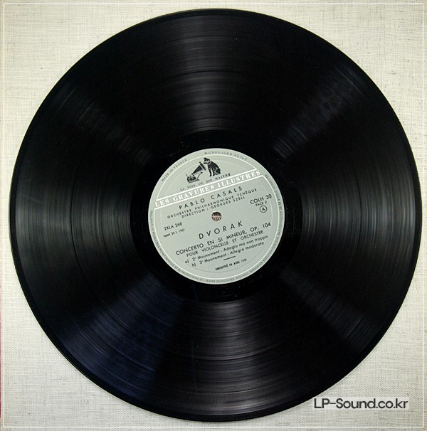 DVORAK CELLO CONCERTO    PABLO CASALS  SZELL COLH 30