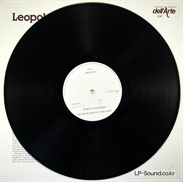 TCHAIKOVSKY  / SLEEPING BEAUTY - L. STOKOWSKI COND. TEST  PRESSING  DA 9017
