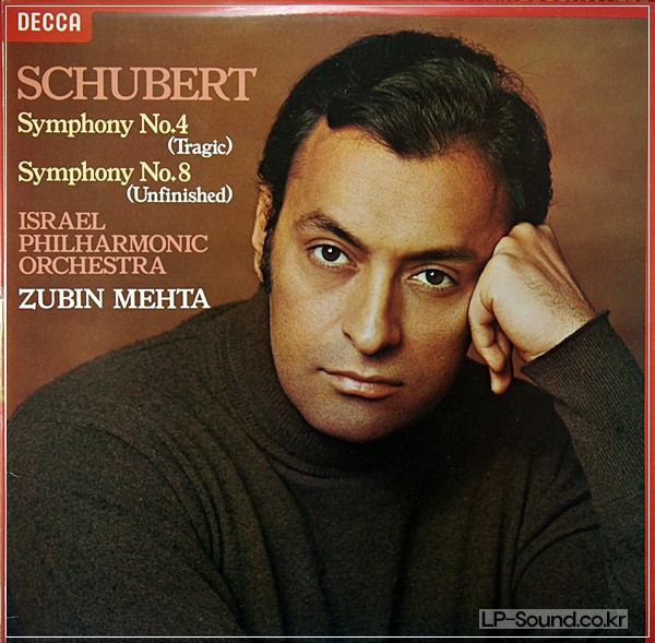 SCHUBERT SYMPHONIES 3 & 5 ISRAEL PHIL ORCH ZUBIN MEHTA SXL 6799