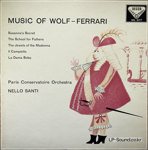 MUSIC OF WOLF-FERRARI* PARIS CONSERVATOIRE* MUSIC OF WOLF – FERRARI SXL 2177