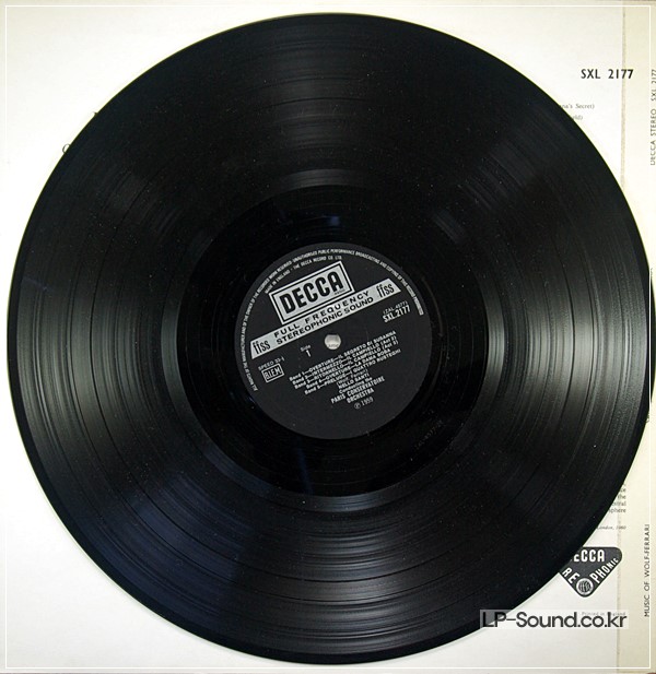 MUSIC OF WOLF-FERRARI* PARIS CONSERVATOIRE* MUSIC OF WOLF – FERRARI SXL 2177