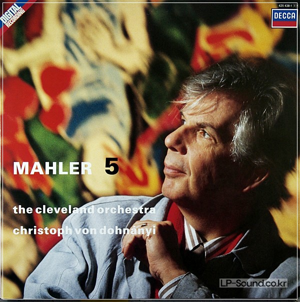 MAHLER NO.5 THE CLEVELAND ORCHESTRA CHRISTOPH VON DOHNANYI DECCA – 425 438-1