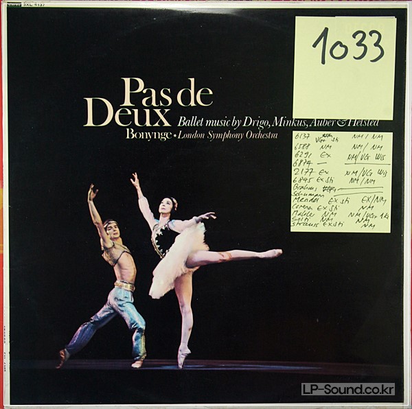 RICHARD BONYGE PAS DE DEUX BALLET MUSIC DRIGO MINKUS SXL 6137