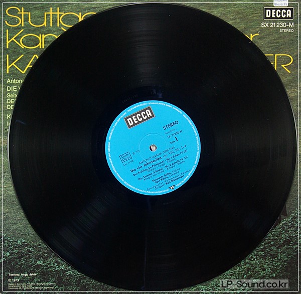 ANTONIO VIVALDIKARL MUNCHINGER / STUTTGARTER KAMMER ORCHESTE SX21230M