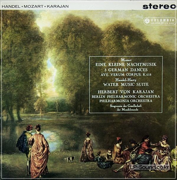 MOZART ENK./HANDEL WATER MUSIC /KARAJAN  SAX 2389