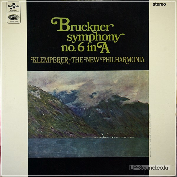 BRUCKNER: SYMPHONY No.6 – KLEMPERER  SAX 2582