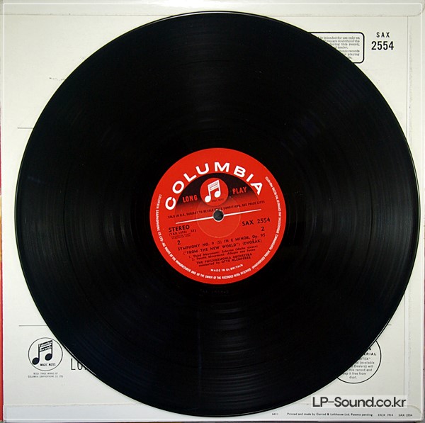 DVORAK: NEW WORLD SYMPHONY* KLEMPERER   SAX 2554