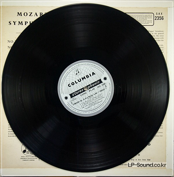 MOZART SYMPHONIES 29 & 38 KARAJAN SAX 2356