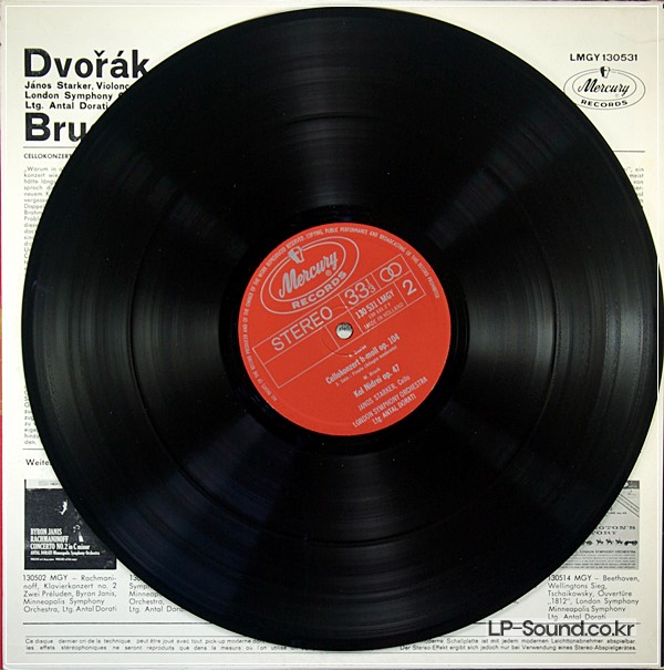 DVORAK CELLO CONC/BRUCH KOL NIDRE JANOS STARKER LMGY 130531