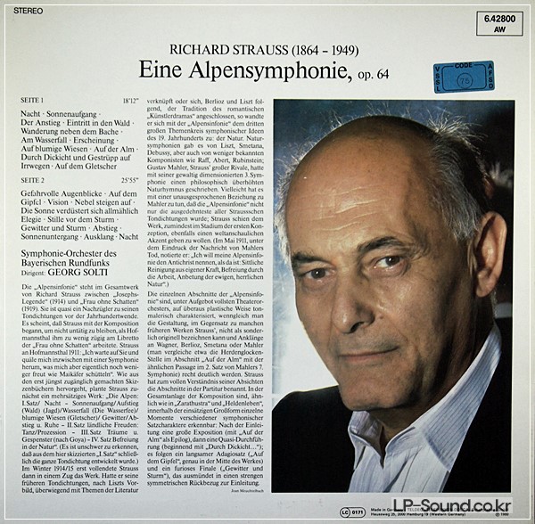 RICHARD STRAUSS,SYMPHONIE-ORCHESTER DES BAYERISCHEN RUNDFUNKS,GEORG