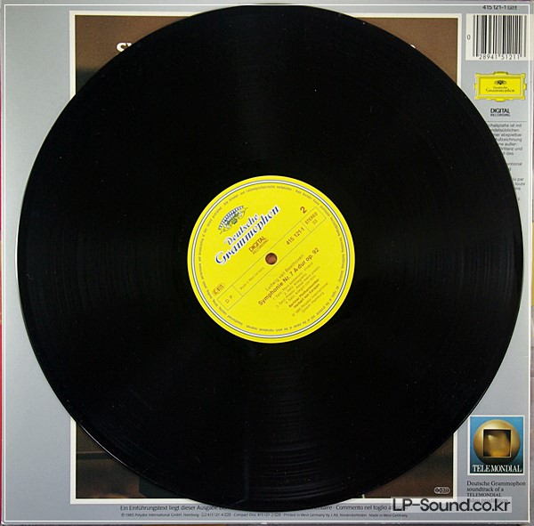 BEETHOVEN: SYMPHONY NO. 4 & 7 KARAJANDG DIGITAL 415 121-1