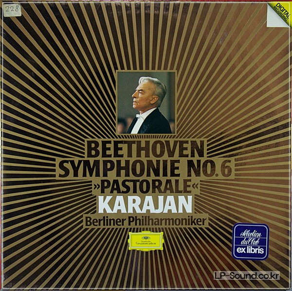 BEETHOVEN: SYMPHONY NO. 6  KARAJANDG DIGITAL 413 936-1