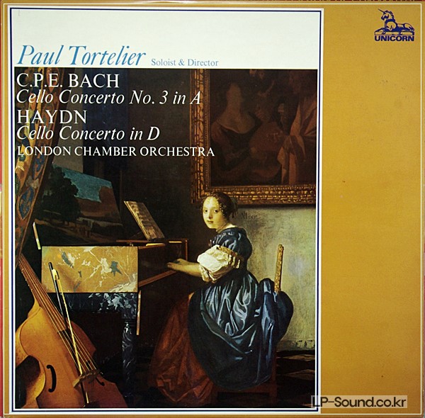 HAYDN, C.P.E.BACH CELLO CONCERTOS TORTELIERUNICORN UNS 207 STEREO