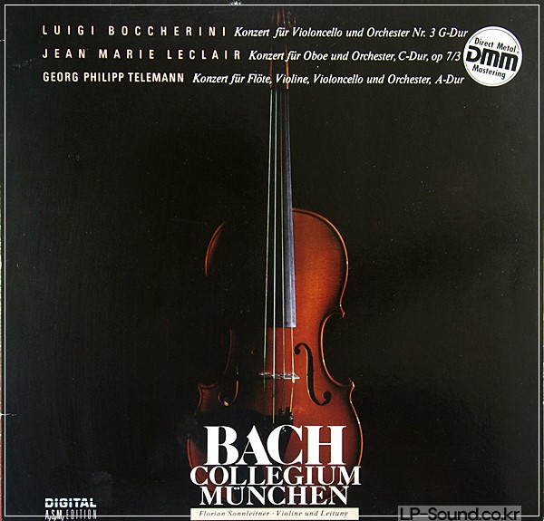 BOCCHERINI.LECLAIR TELEMANN CONCERTO BACH COLLEGIUM MUNCHEN