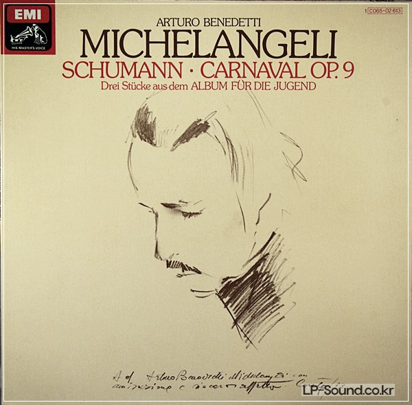 SCHUMANN CARNAVAL OP. 9 PIANO MICHELANGELI C 065 02 613