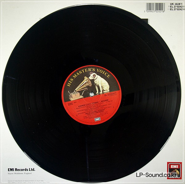 ANDREW LLOYD WEBBER REQUIEM EMI EL 270242 1