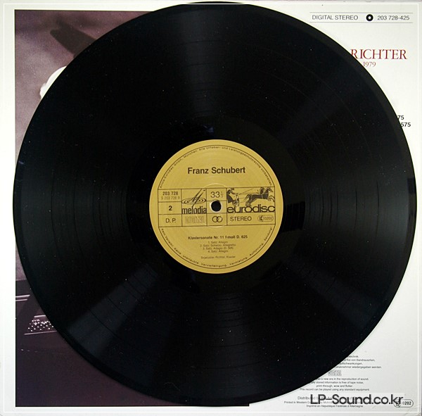 RICHTER - SCHUBERT: SONATAS NOS. 9 & 11 MINT- LP 203 728-425