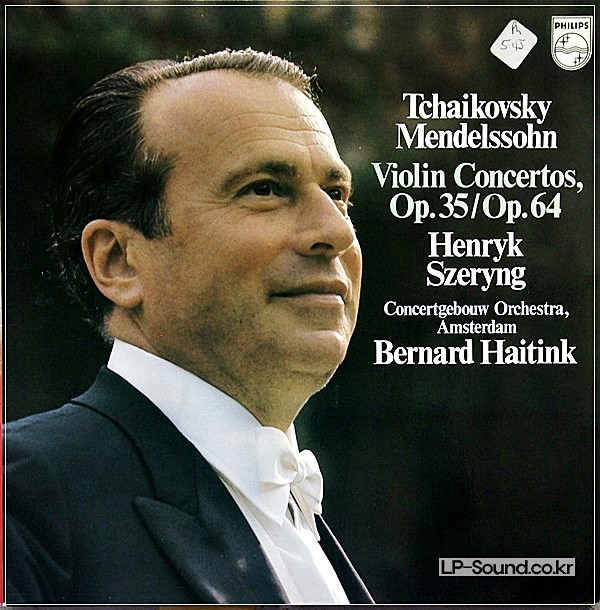 TCHAIKOVSKY MENDELSSOHN VIOLIN CONCERTOS VINYL LP SZERYNG HAITINK
